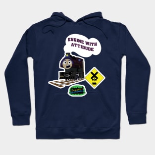 "Engine with Attitude" - The Railways of Crotoonia Hoodie